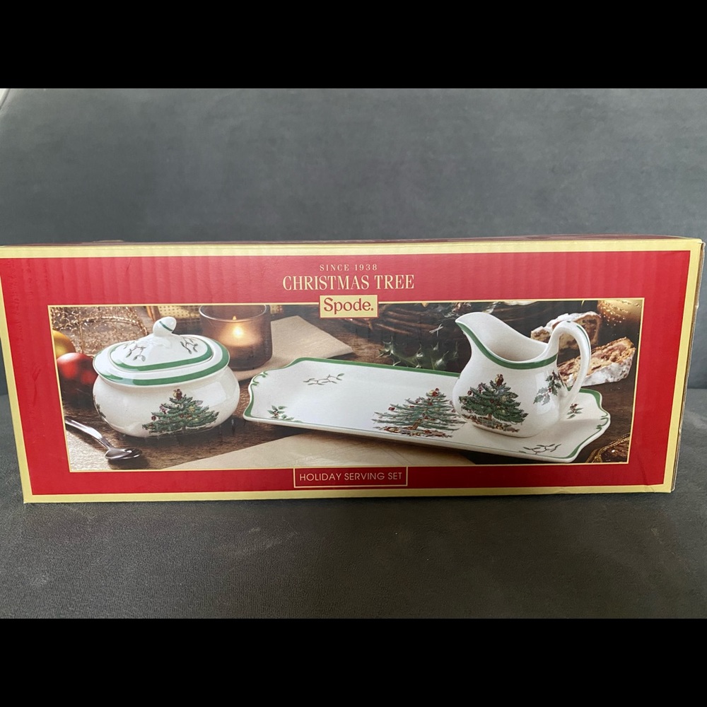 Spode Holiday Serving Set